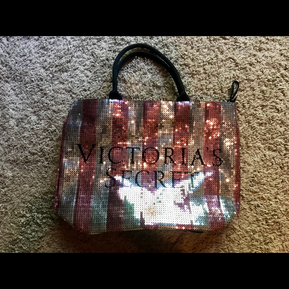 Sequin Victoria’s Secret Tote